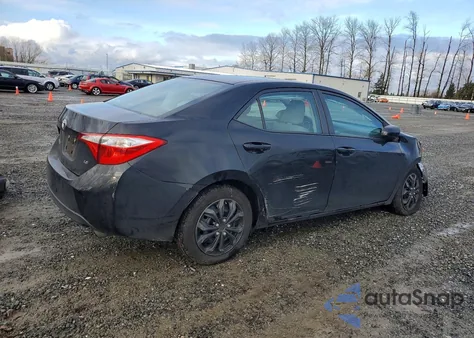 2016 Toyota Corolla L из США, поврежденный, VIN 2T1BURHEXGC727258